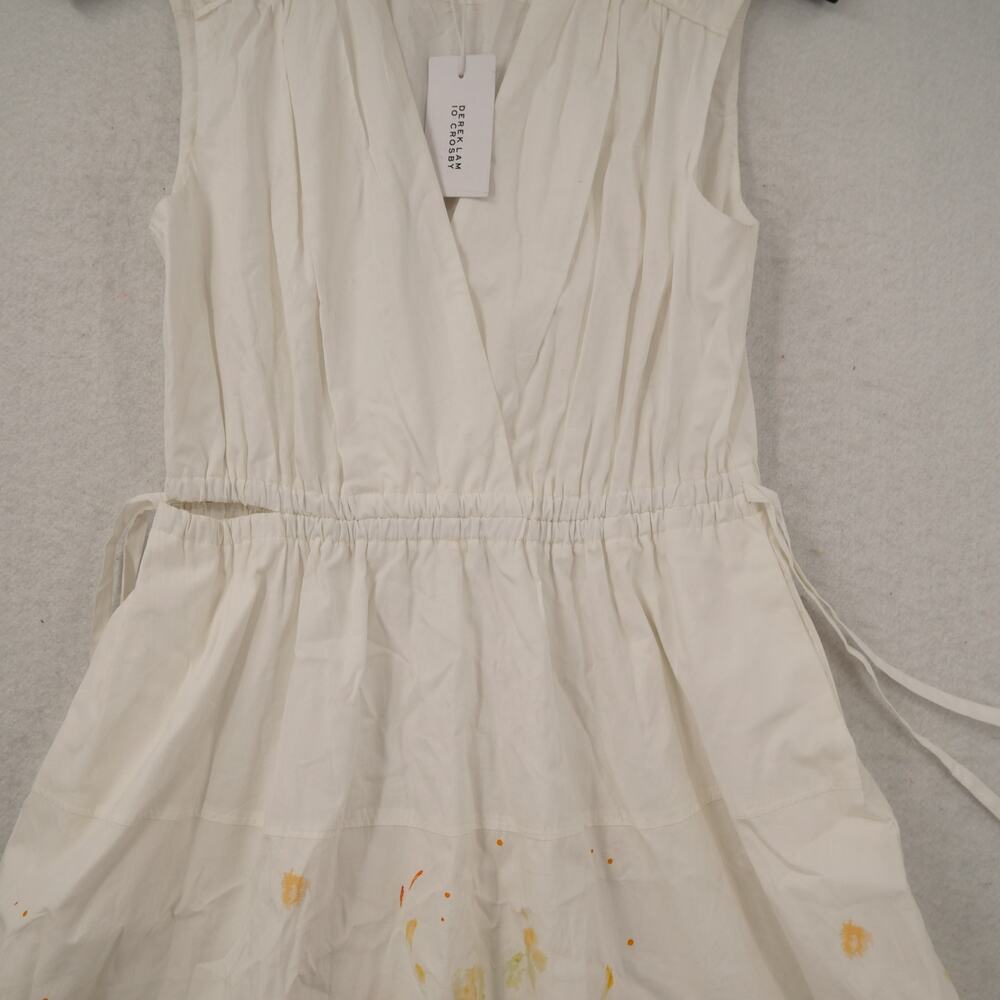 Derek Lam 10 Crosby Women's 4 Nara Cotton Poplin Cinched-Waist Maxi Dress READ* - Picture 8 of 12